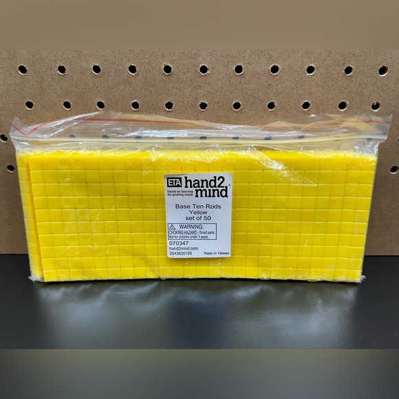 ETA Base ten unit blocks/ cubes, set, math manipulatives - Picture 4 of 7